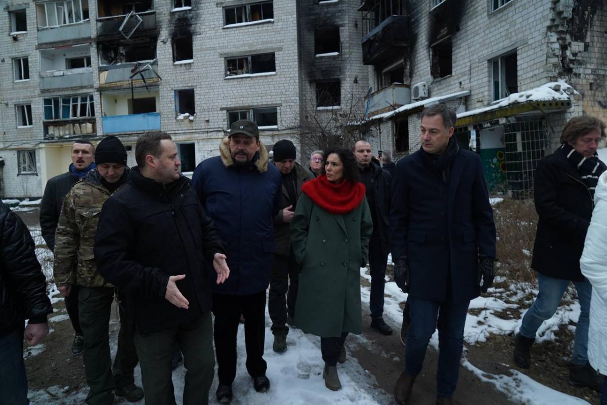 Александер де Кроо посетил Киевщину / фото t.me/OleksiyKuleba Александер де Кроо посетил Киевщину / фото t.me/OleksiyKuleba
