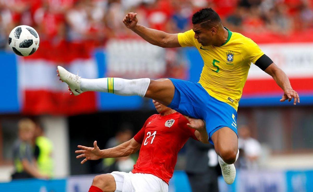 Casemiro is the key midfielder of the Brazilian national team / photo REUTERS