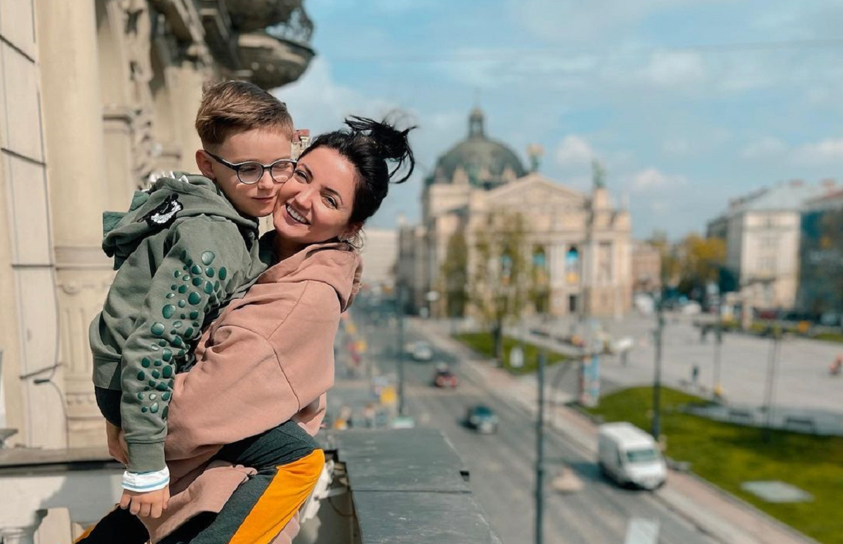 Оля Цибульская с сыном Нестором / instagram.com/cybulskaya