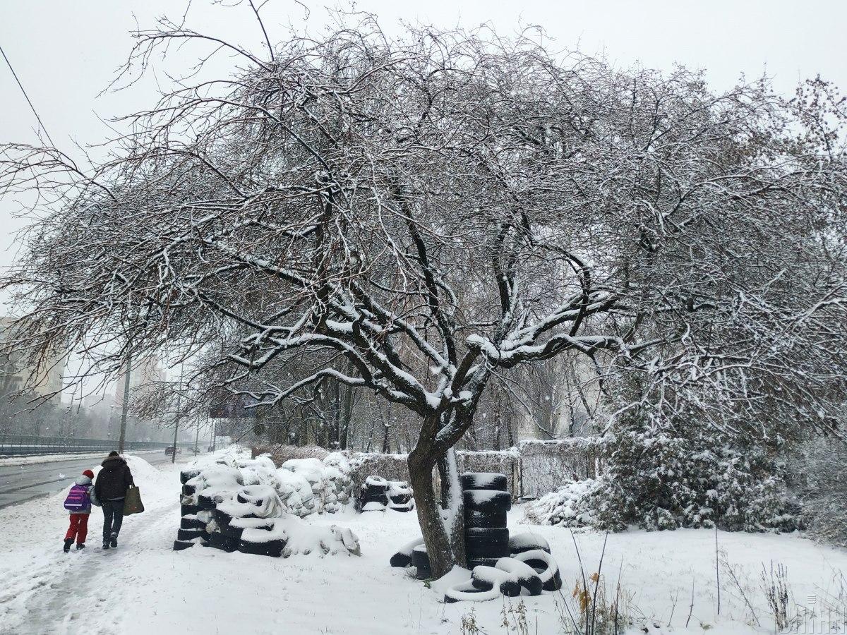 У Києві завтра очікується сильний снігопад / фото УНІАН
