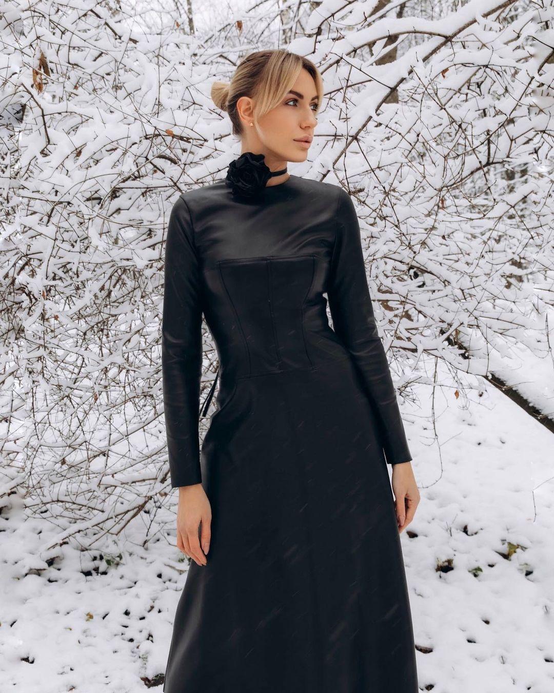 Lesya Nikityuk appeared in a dress from a Ukrainian brand / instagram.com/lesia_nikituk