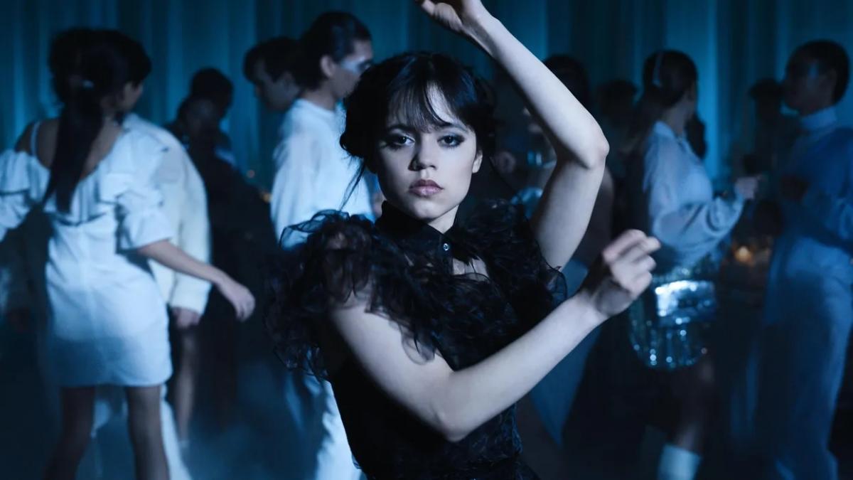 Дженна Ортега в роли Уэнздэй Аддамс / фото Netflix