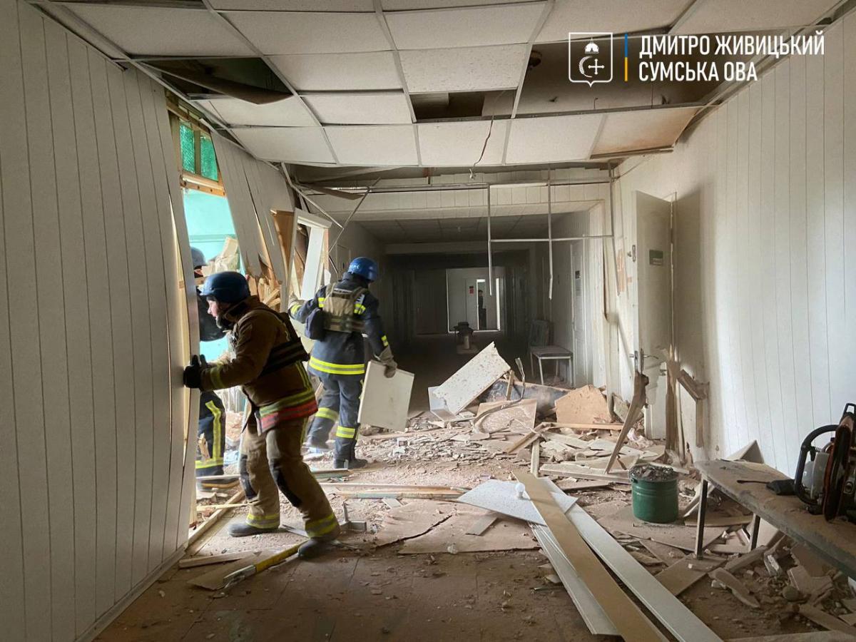 Окупанти вдарили по Сумщині \ Дмитро Живицький, Сумська ОВА Окупанти вдарили по Сумщині \ Дмитро Живицький, Сумська ОВА