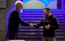 На Netflix вийде спецвипуск шоу Девіда Леттермана з Володимиром Зеленським