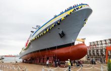 Новий український корвет "Гетьман Іван Мазепа" зроблений з металу легендарної "Азовсталі"