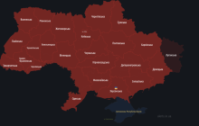 Украина "покраснела": объявлена масштабная воздушная тревога из-за вражеской авиации (карта)