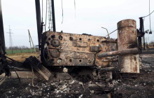 Окупанти підірвали об'єкт, який постачав електроенергію на Херсонщину (фото)