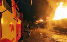 У Макіївці Донецької області раптово спалахнула нафтобаза окупантів (фото)