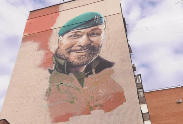 В Полтаве создают мурал в честь защитника Мариуполя Волыны