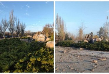 У Миколаєві невідомі підірвали обеліск на братській могилі жертв фашизму (фото, відео)