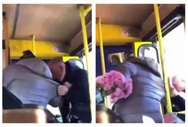 До п*зди ваша Україна: на Львівщині прихильницю русского мира наздогнала кара (відео)