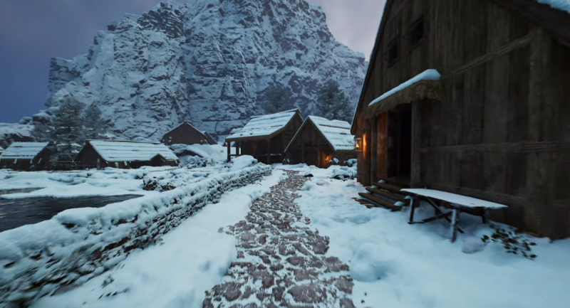 Город Данстар из The Elder Scrolls V: Skyrim на Unreal Engine 5 / скриншот с видео Город Данстар из The Elder Scrolls V: Skyrim на Unreal Engine 5 / скриншот с видео
