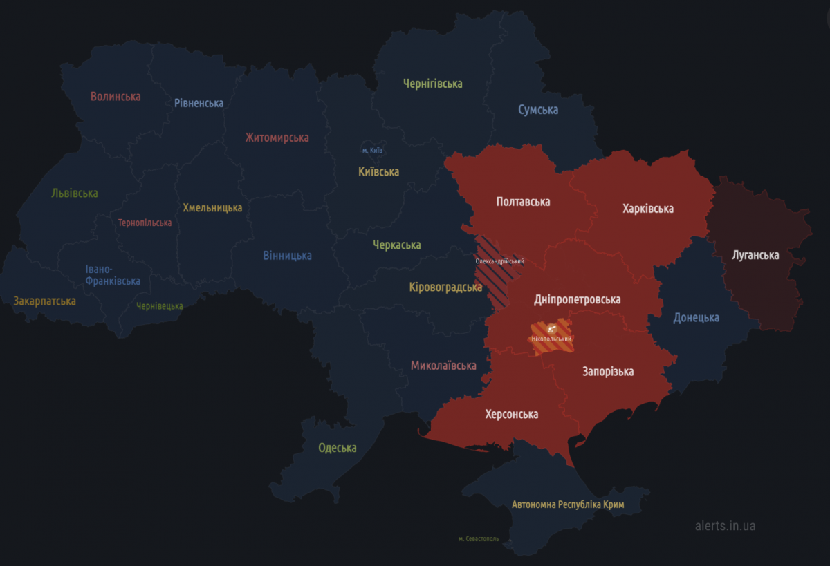Повітряна тривога 2 грудня 2022 Повітряна тривога 2 грудня 2022