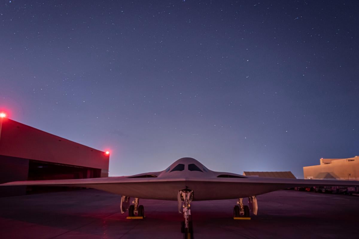 B-21 Raider - бомбардувальник-невидимка шостого покоління / фото twitter.com/usairforce