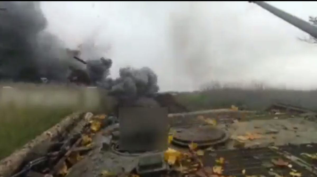 Окупанти потрапили в пастку / скрін відео Окупанти потрапили в пастку / скрін відео