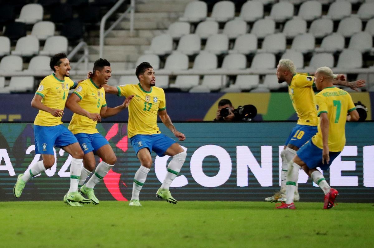 Игроки сборной Бразилии / фото REUTERS