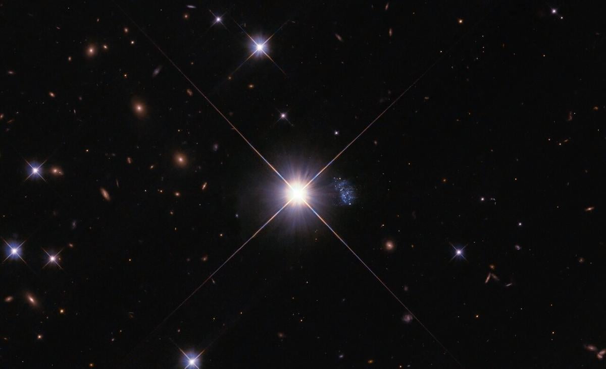 Галактика "Пикабу" / фото NASA, ESA, G. Anand (STScI), A. Pagan (STScI)
