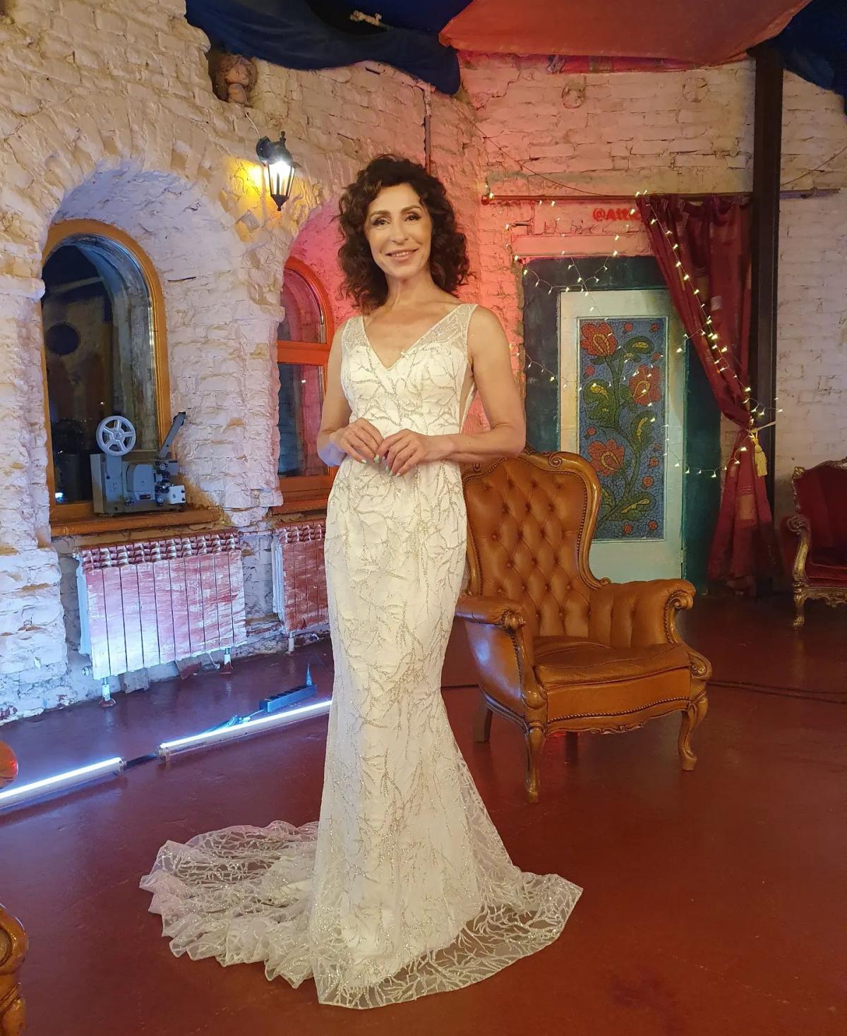 Надежда Матвеева в белом платье / Фото - instagram.com