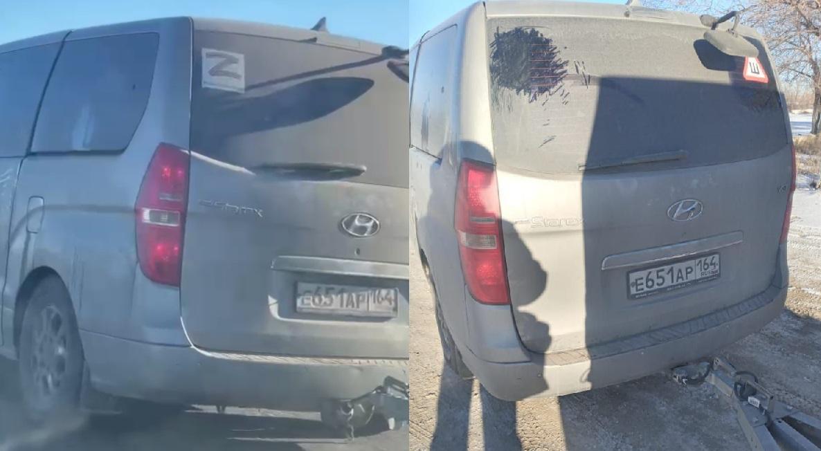 Росіяни роз'їжджали по Казахстану з Z-символами на авто і поплатилися / колаж УНІАН Росіяни роз'їжджали по Казахстану з Z-символами на авто і поплатилися / колаж УНІАН