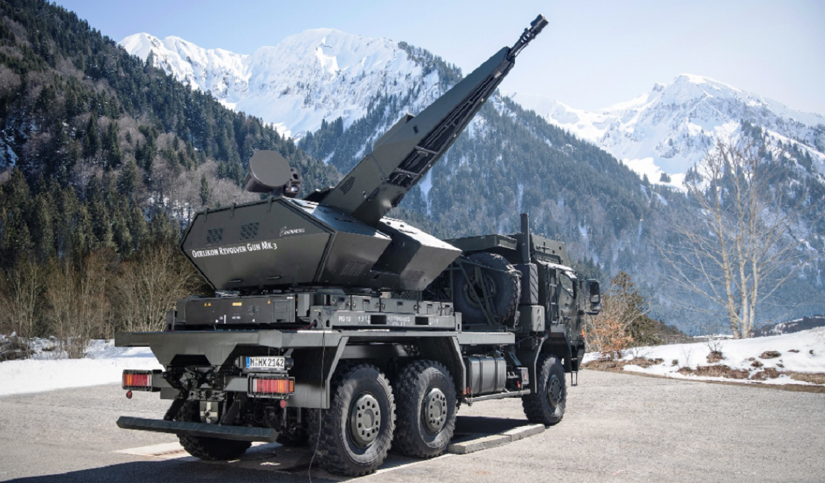 Skynex поставят Украине в комплекте с грузовиками HX / фото Rheinmetall