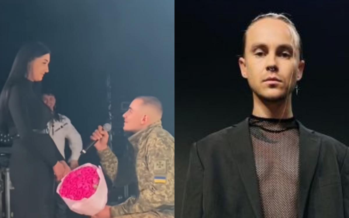 На концерті Пивоварова військовий освідчився своїй дівчині / Колаж На концерті Пивоварова військовий освідчився своїй дівчині / Колаж