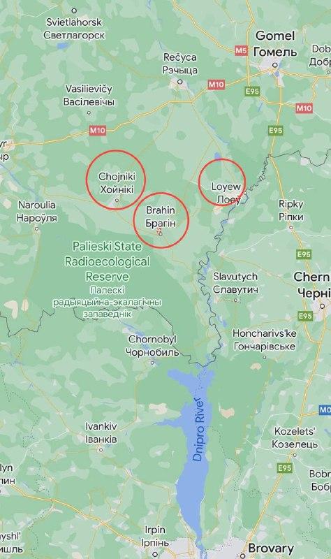 Перекриті райони на карті / скриншот Перекриті райони на карті / скриншот