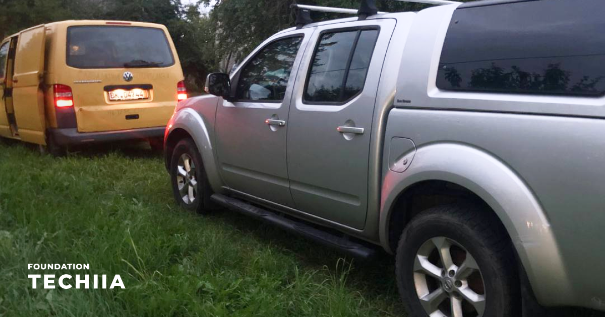 Dozens of cars were given to Ukrainian soldiers / photo techiia-fund.org