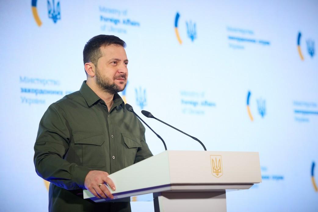 Владимир Зеленский выступил перед украинскими дипломатами / president.gov.ua Владимир Зеленский выступил перед украинскими дипломатами / president.gov.ua