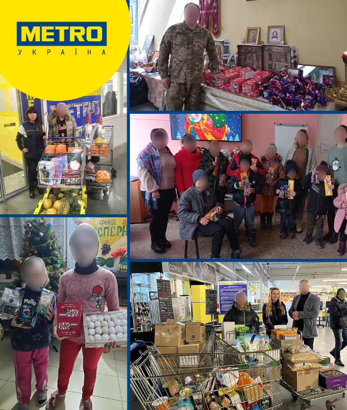 METRO Україна провела благодійну акцію 'METRO-Миколай' для дітей-переселенців METRO Україна провела благодійну акцію 'METRO-Миколай' для дітей-переселенців