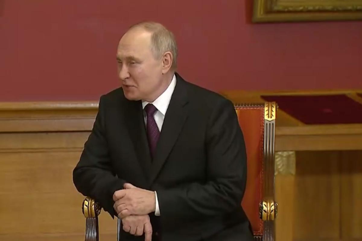 Путин выступит перед Федеральным собранием / скриншот