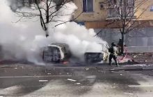 Оккупанты заныли и пожаловались на "прилеты" в Донецке (видео)
