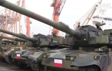 В Польшу едут самые дорогие танки в мире (видео)