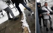 Сутичка у Броварах: рейдери напали на журналіста та виламують двері місцевого заводу – ЗМІ