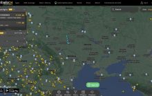 В небе над Украиной заметили экипаж Санты (карта)