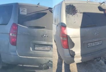 Россияне разъезжали по Казахстану с Z-символами на авто и поплатились (видео)