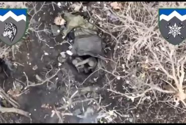 Дрон вдарив по окопу росіян, змусивши їх хаотично стріляти в поле і бити один одного