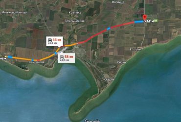 У Маріуполі помітили колону БМП, яка слідувала через місто (відео)