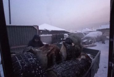 Семье ликвидированного мобика с родины Шойгу выдали компенсацию дровами (фото)