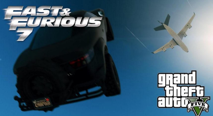 Игрок в GTA Online воссоздал безумный трюк с автомобилями из фильма "Форсаж 7" (видео)