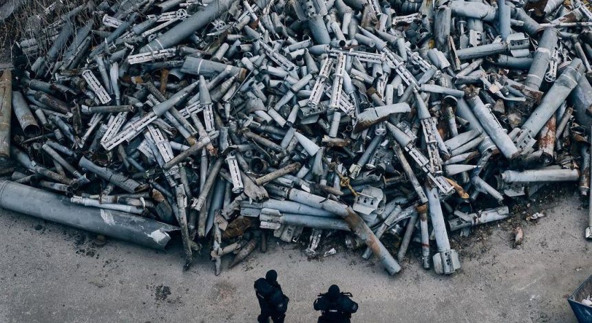 У Харкові з'явилося "кладовище" російських снарядів: моторошне фото
