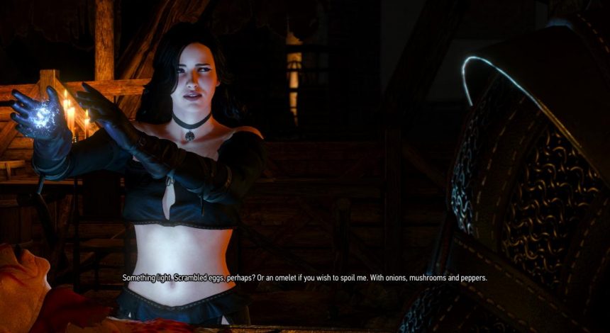 У The Witcher 3 додали вирізаний квест з приготуванням омлету для дівчини