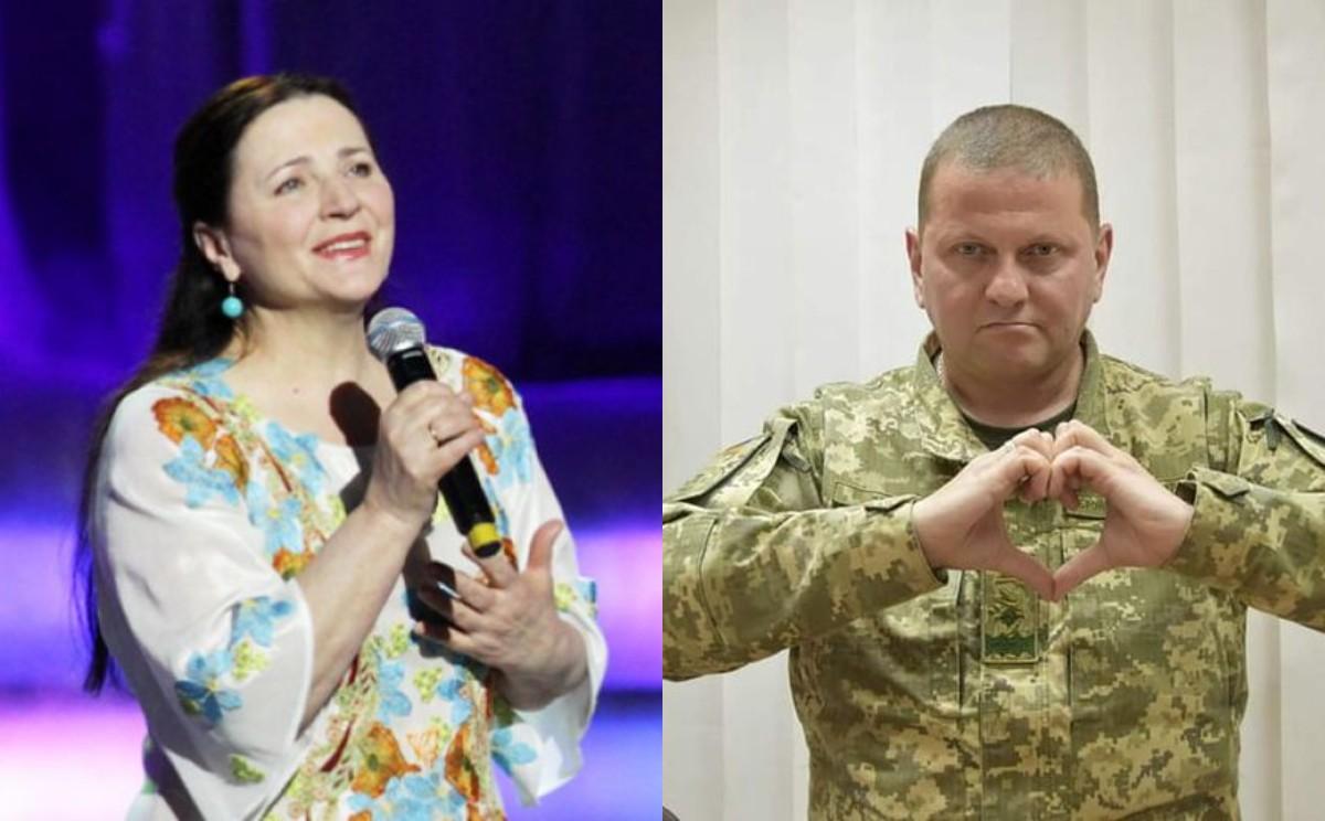 Ніна Матвієнко зізналася в коханні Залужному / колаж з фото Ніна Матвієнко зізналася в коханні Залужному / колаж з фото