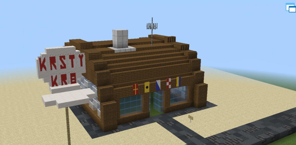"Красти Краб" в Minecraft / фото La_knavo4 "Красти Краб" в Minecraft / фото La_knavo4