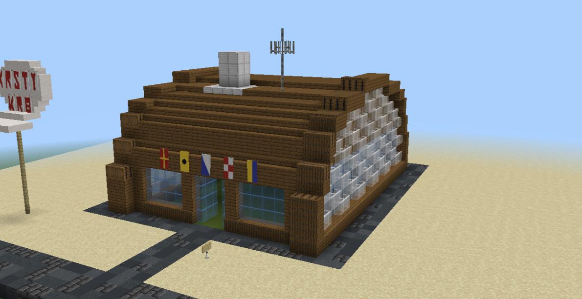 "Красти Краб" в Minecraft / фото La_knavo4 "Красти Краб" в Minecraft / фото La_knavo4