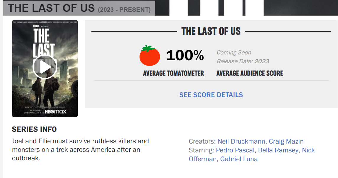 Скриншот rottentomatoes.com Скриншот rottentomatoes.com