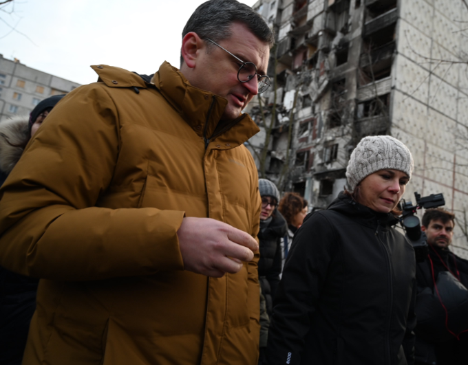 Дмитро Кулеба був у Харкові з Анналеною Бербок / фото twitter.com/DmytroKuleba Дмитро Кулеба був у Харкові з Анналеною Бербок / фото twitter.com/DmytroKuleba