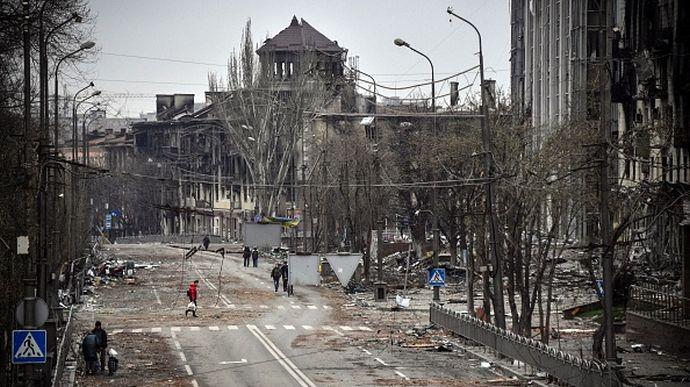 Маріуполь повністю знищено росіянами / Getty Images Маріуполь повністю знищено росіянами / Getty Images