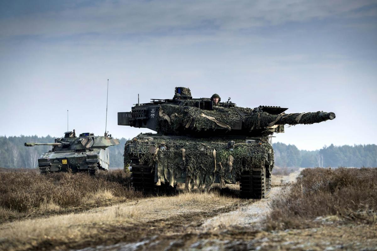 Украина получает десятик танков Leopard / фото wikipedia.org