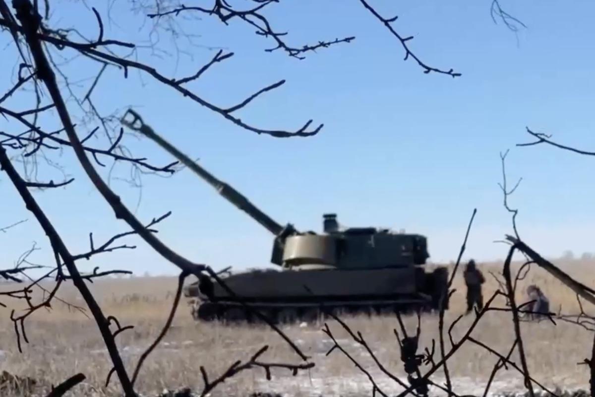САУ розносять окупантів під Вугледаром / скріншот САУ розносять окупантів під Вугледаром / скріншот
