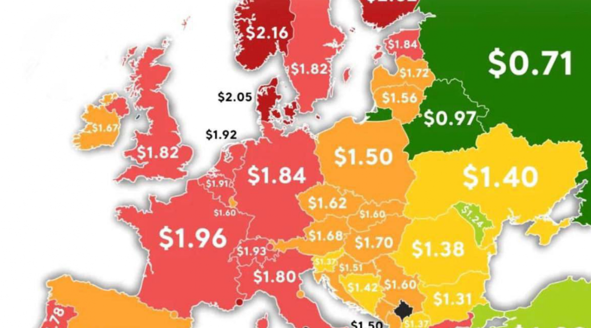 Карта з твіту посольства Росії в Швеції / Скриншот Карта з твіту посольства Росії в Швеції / Скриншот
